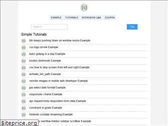 simpletutorials.org