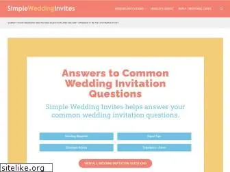 simpleweddinginvites.com