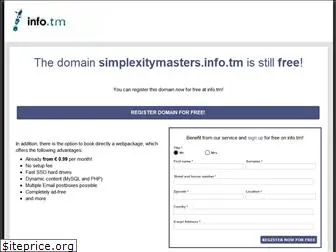 simplexitymasters.info.tm