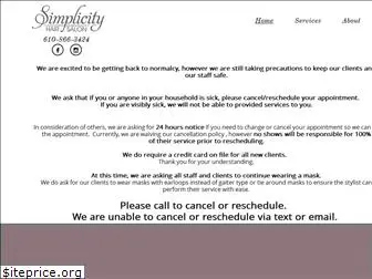 simplicityhairsalonllc.com