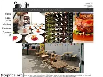 simplicityrestaurants.com