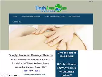 simplyawesomemassagetherapy.com