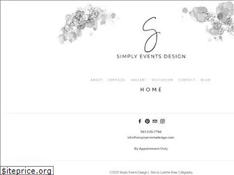 simplyeventsdesign.com