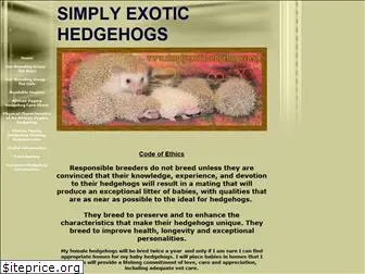 simplyexotichedgehogs.co.uk