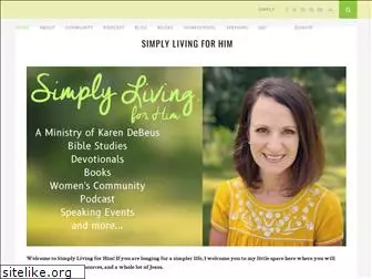 simplylivingforhim.com