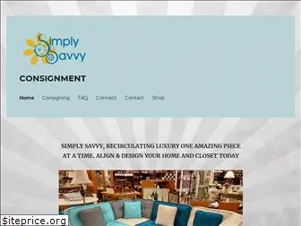simplysavvyconsign.com