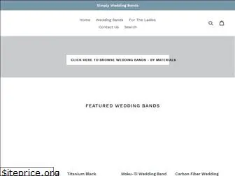 simplyweddingbands.com