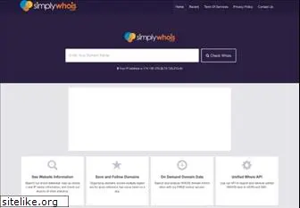 simplywhois.com