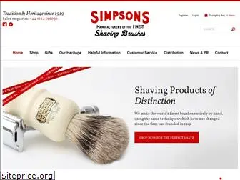 simpsonshavingbrushes.com