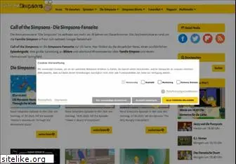 simpsonsline.com - call of the simpsons - die simpsons-fanseite