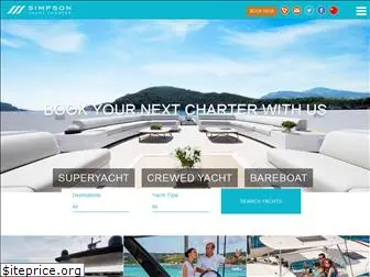 simpsonyachtcharter.com