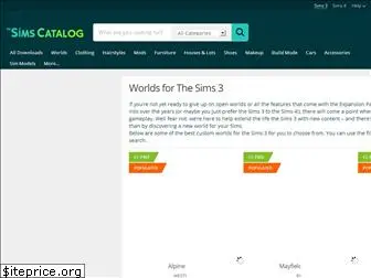 The Sims worlds and houses built by Teoalida for free download