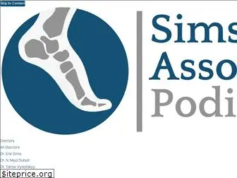 simsandassociatespodiatry.com