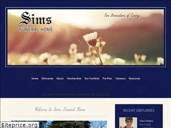 simsfuneralhome.org
