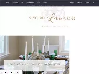 sincerelylauren.com