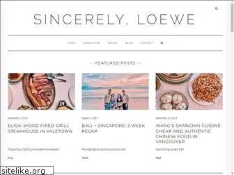 sincerelyloewe.com