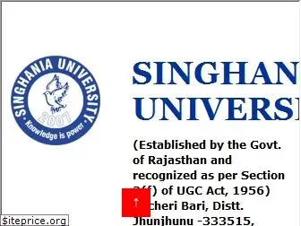 singhaniauniversity.co.in