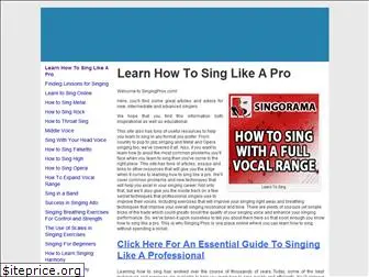 singingpros.com