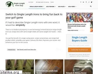 single-length-irons-guy.com