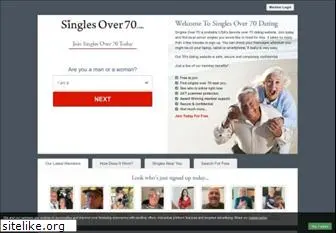 singlesover70.com