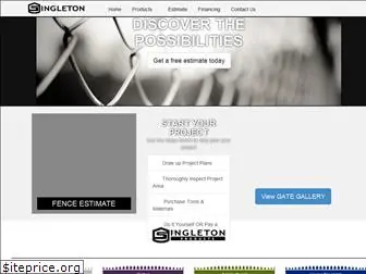 singletonfence.com