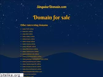 singulardomains.com