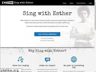 singwithesther.com