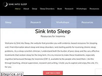 sinkintosleep.com