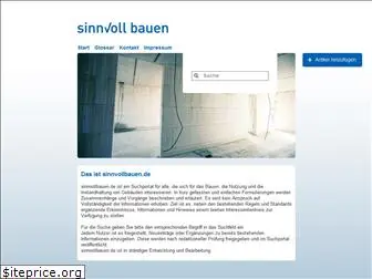 sinnvollbauen.de