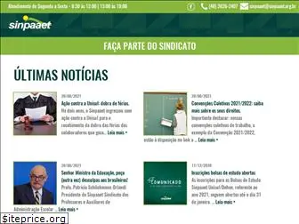 sinpaaet.org.br