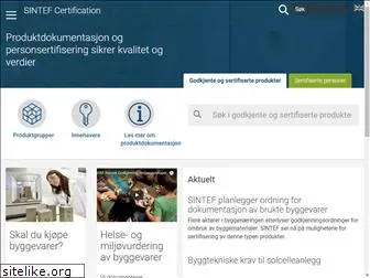 sintefcertification.no