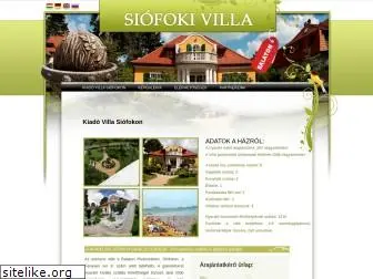 siofokvilla.hu