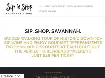 sipnshopsavannahtours.com