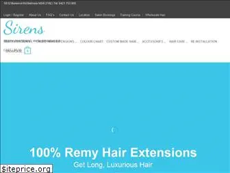 sirenshairextensions.com.au