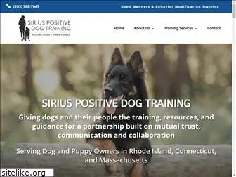 siriuspositivedogtraining.com