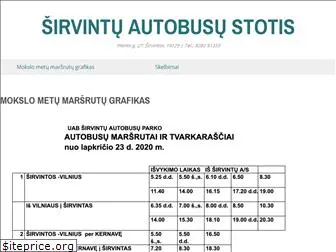 sirvintuautobusustotis.lt