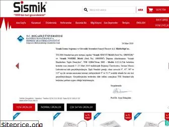 sismik.com.tr