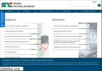 sistemanacionalempleo.es