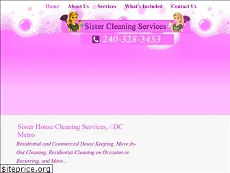 sistercleaningservices.com