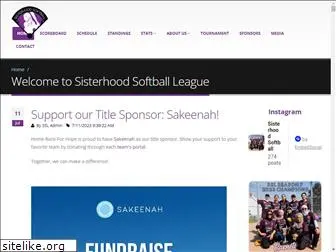 sisterhoodsoftball.com