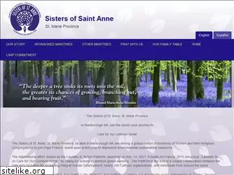 sistersofsaintanne.org