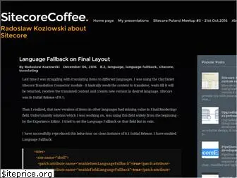 sitecorecoffee.com