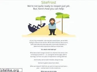 sitefrost.com