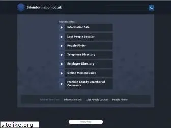 siteinformation.co.uk