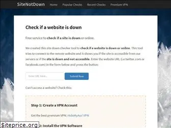 sitenotdown.com
