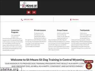 sitmeanssitdogtrainingwy.com