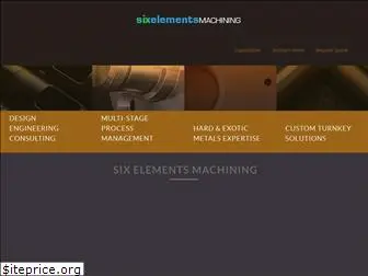 sixelementsmachining.com