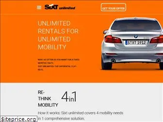 sixt-unlimited.co.uk