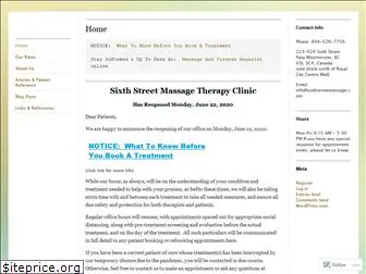 sixthstreetmassage.com