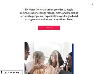 sixwordscommunication.com